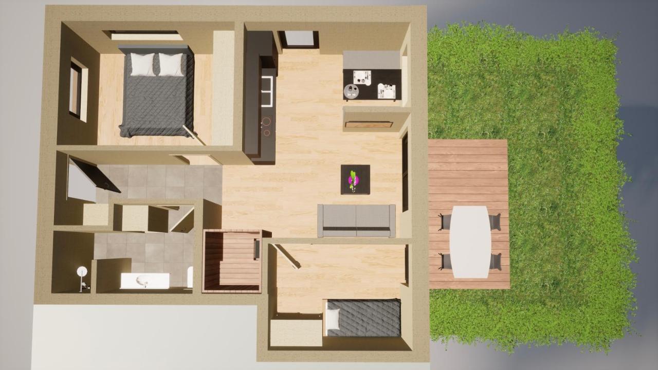 Black Forest Lodges - Gehobene Ferienwohnungen Mit Privatsaunas Tulfes Exterior photo